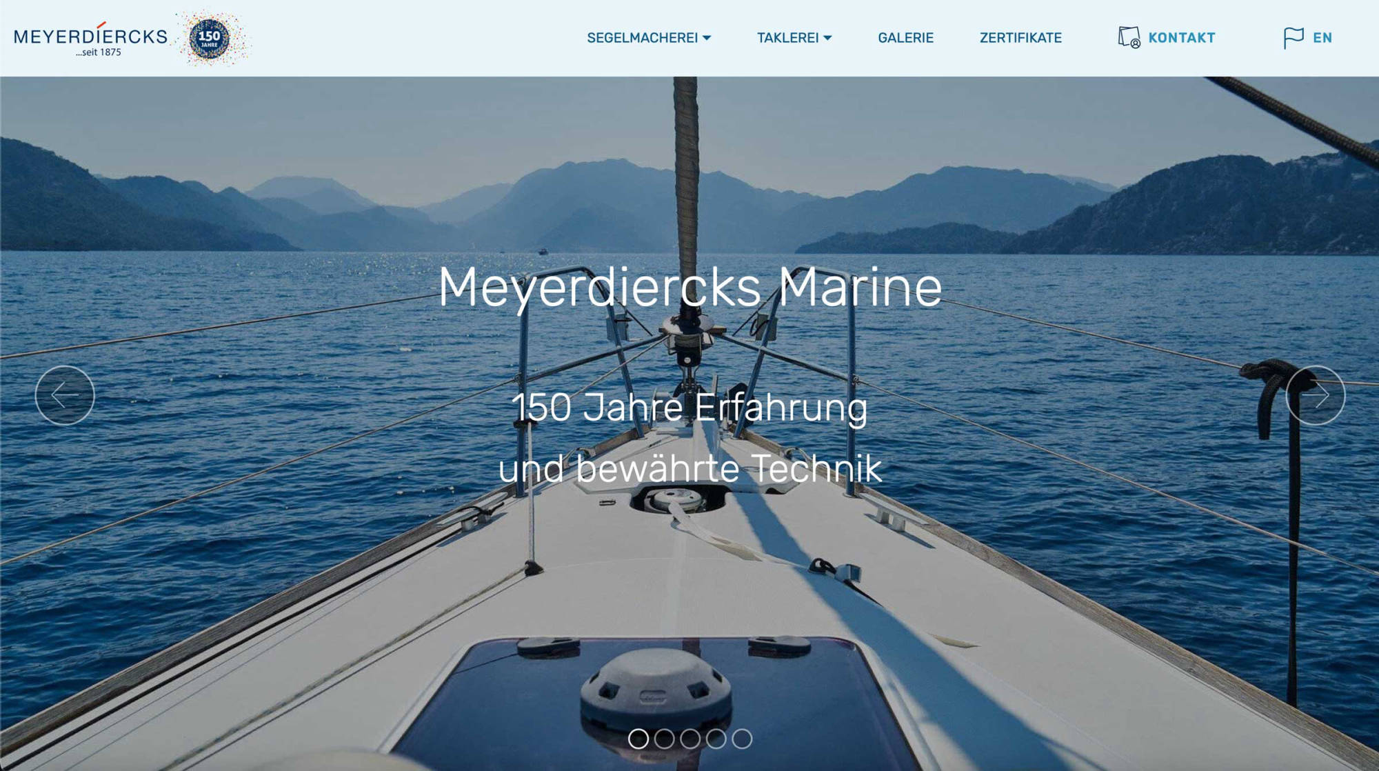 Website Meyerdiercks-Marine